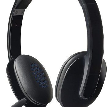 Logitech H540 USB Headset, Black [981-000480], Wired